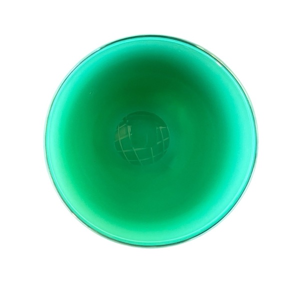 Glassybaby Strength Pre-Triskelion Votive Candle Holder Green Hand Blown GUC - Picture 7 of 15